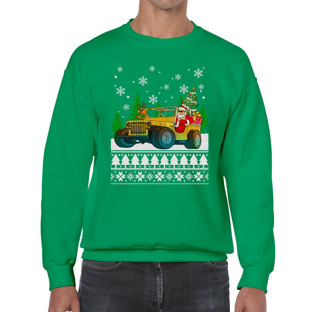 Jeep Men's Ugly Christmas Sweater - Image 4