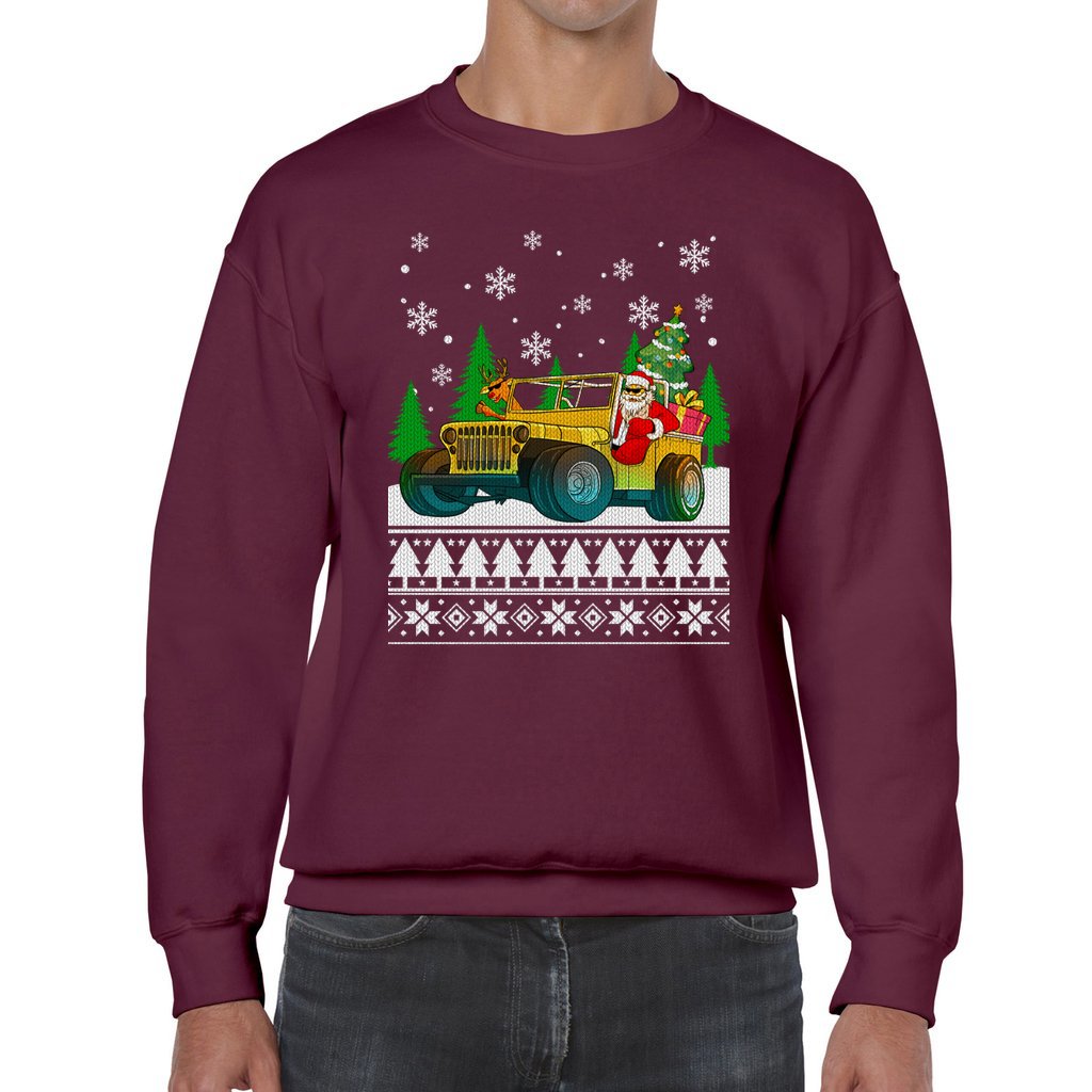 Jeep Men's Ugly Christmas Sweater - Image 6