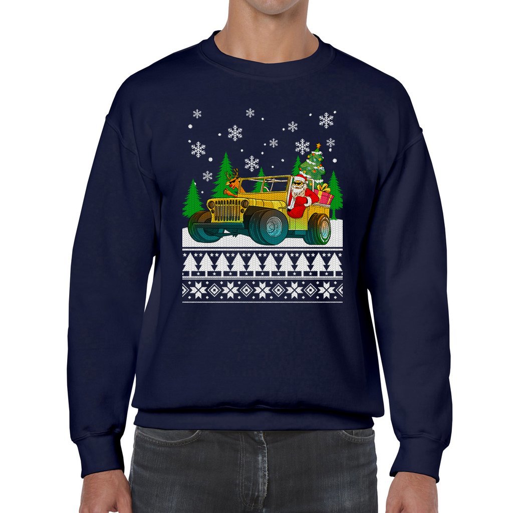 Jeep Men's Ugly Christmas Sweater - Image 5