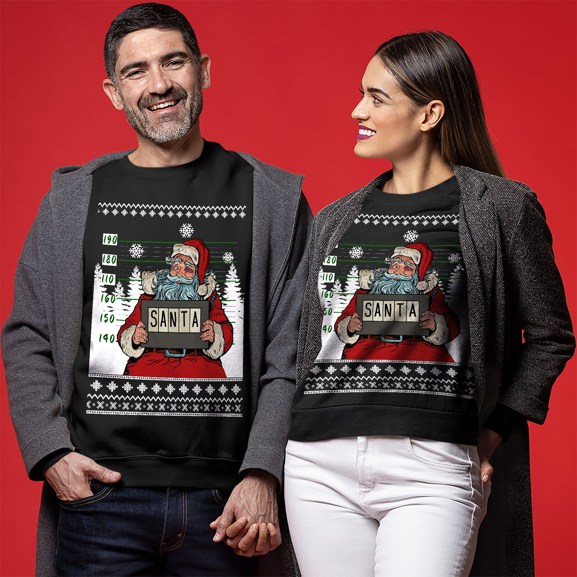 Santa Jail Ugly Christmas Sweater