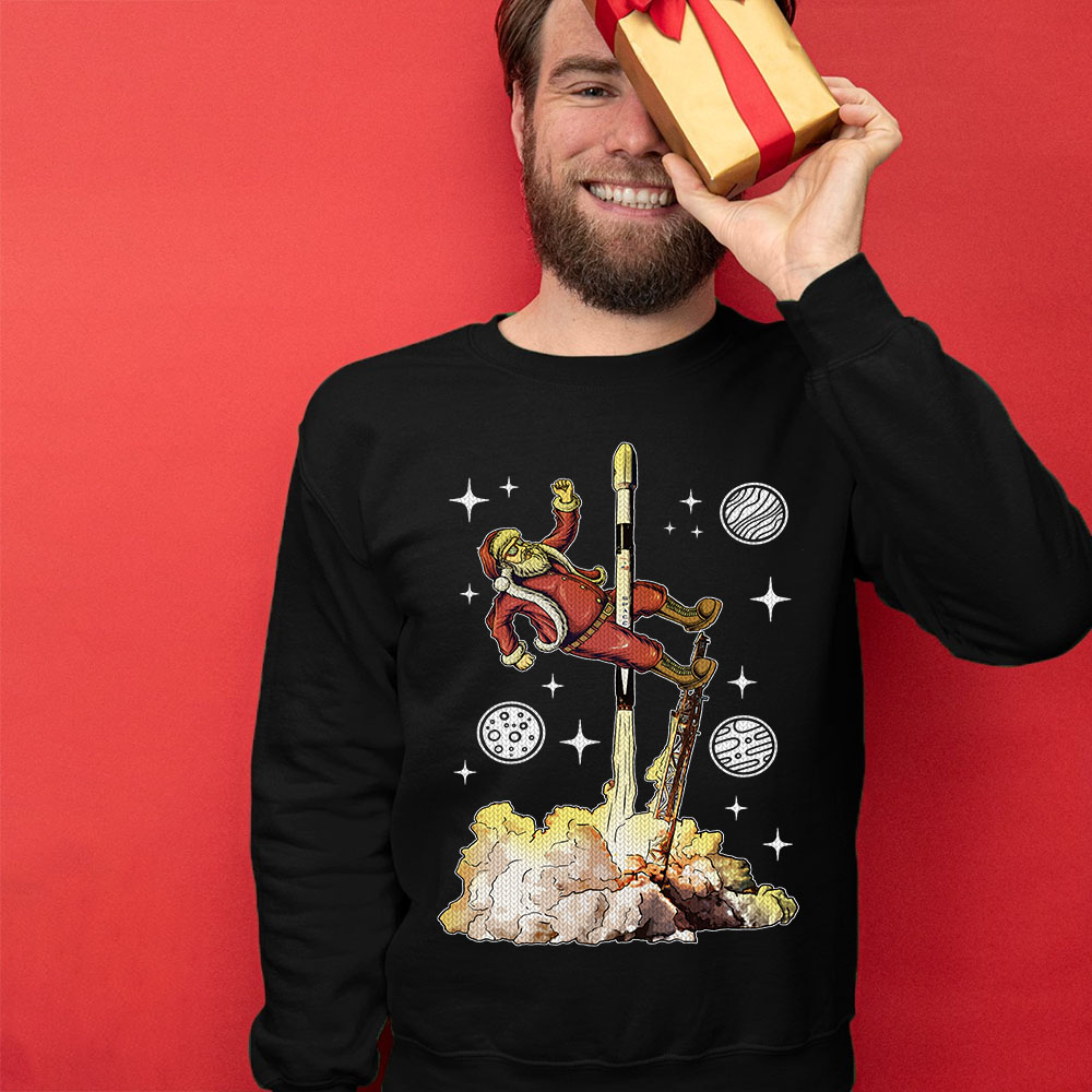 Spacex Falcon Men's Ugly Christmas Sweater