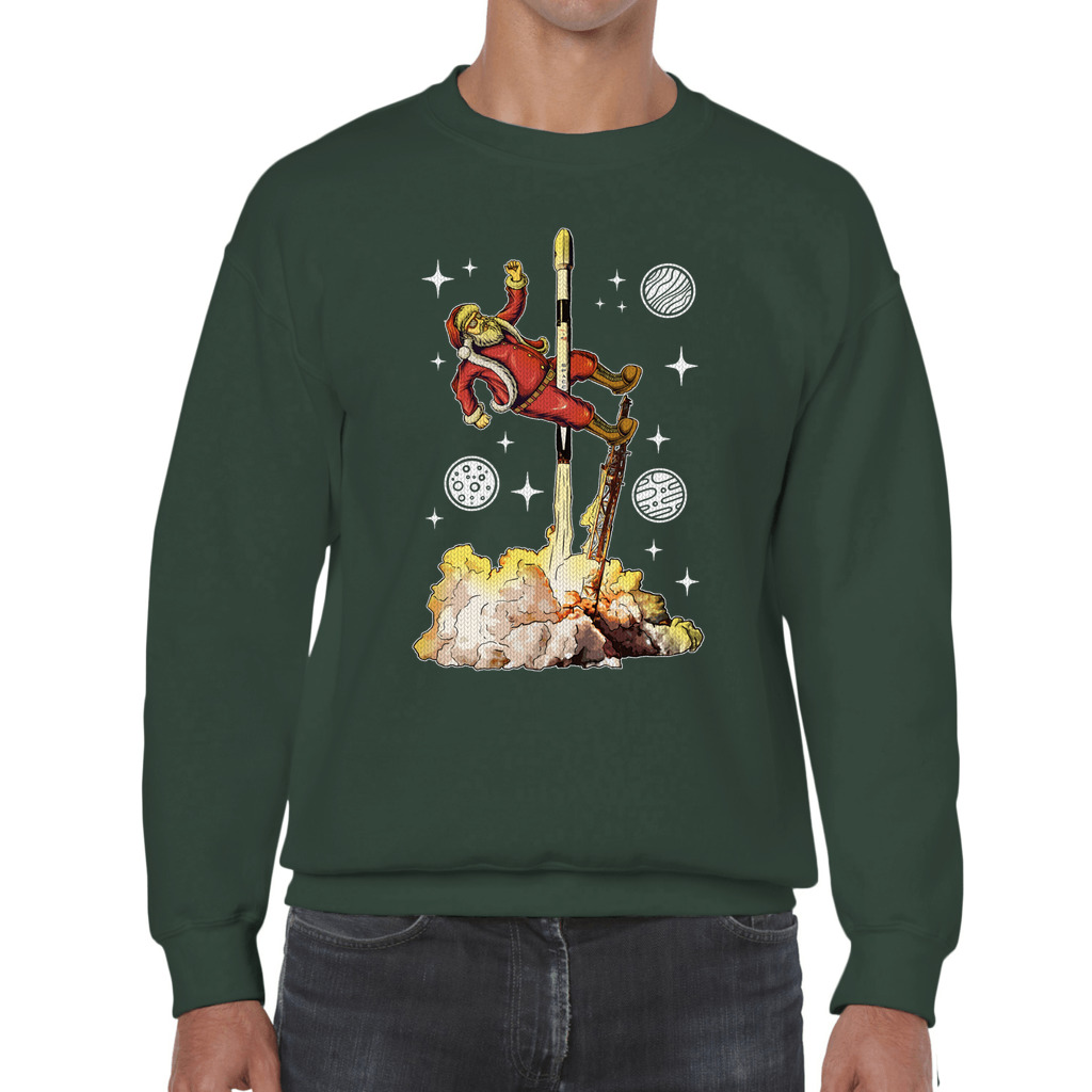 Spacex Falcon Men's Ugly Christmas Sweater - Image 7
