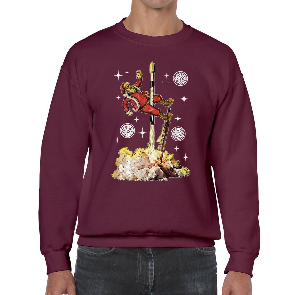 Spacex Falcon Men's Ugly Christmas Sweater - Image 6