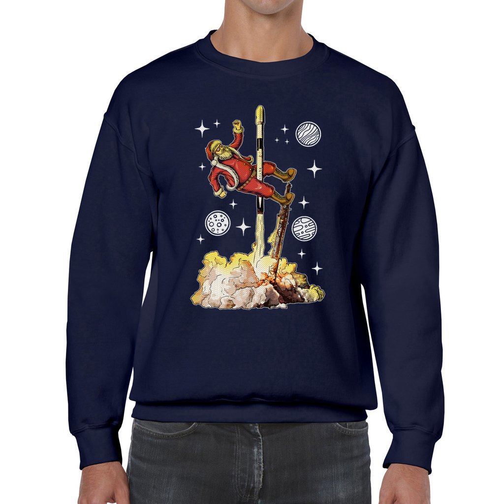 Spacex Falcon Men's Ugly Christmas Sweater - Image 5