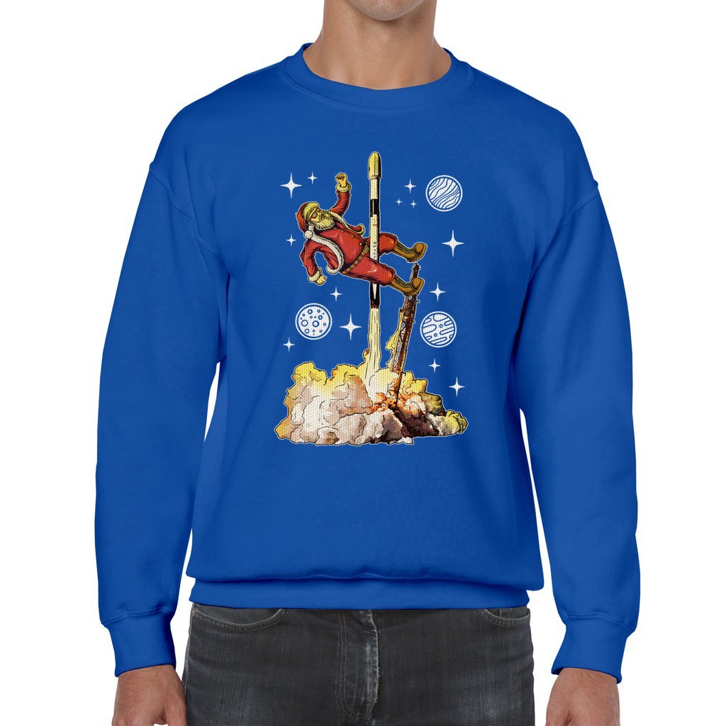 Spacex Falcon Men's Ugly Christmas Sweater - Image 3